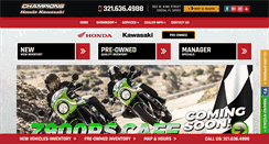 Desktop Screenshot of championshonda.com